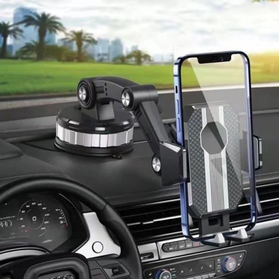 Car Phone Holder Suction Cup Mount Stand Multi-Angle Adjustable Phone(5 nuits)